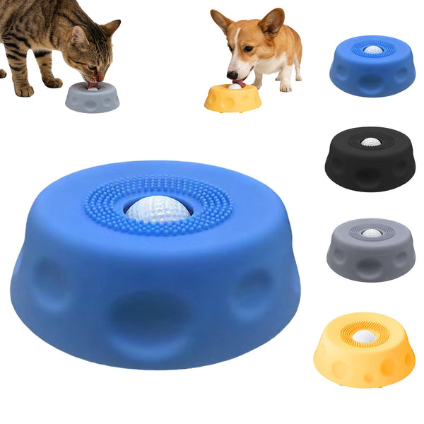 The Slow Feeder Bowl That Makes Mealtime Fun — Rolling Ball Stops Fast Eating